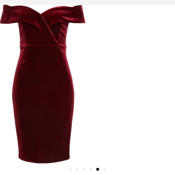 Bardot velvet dress - Picture 3 of 4